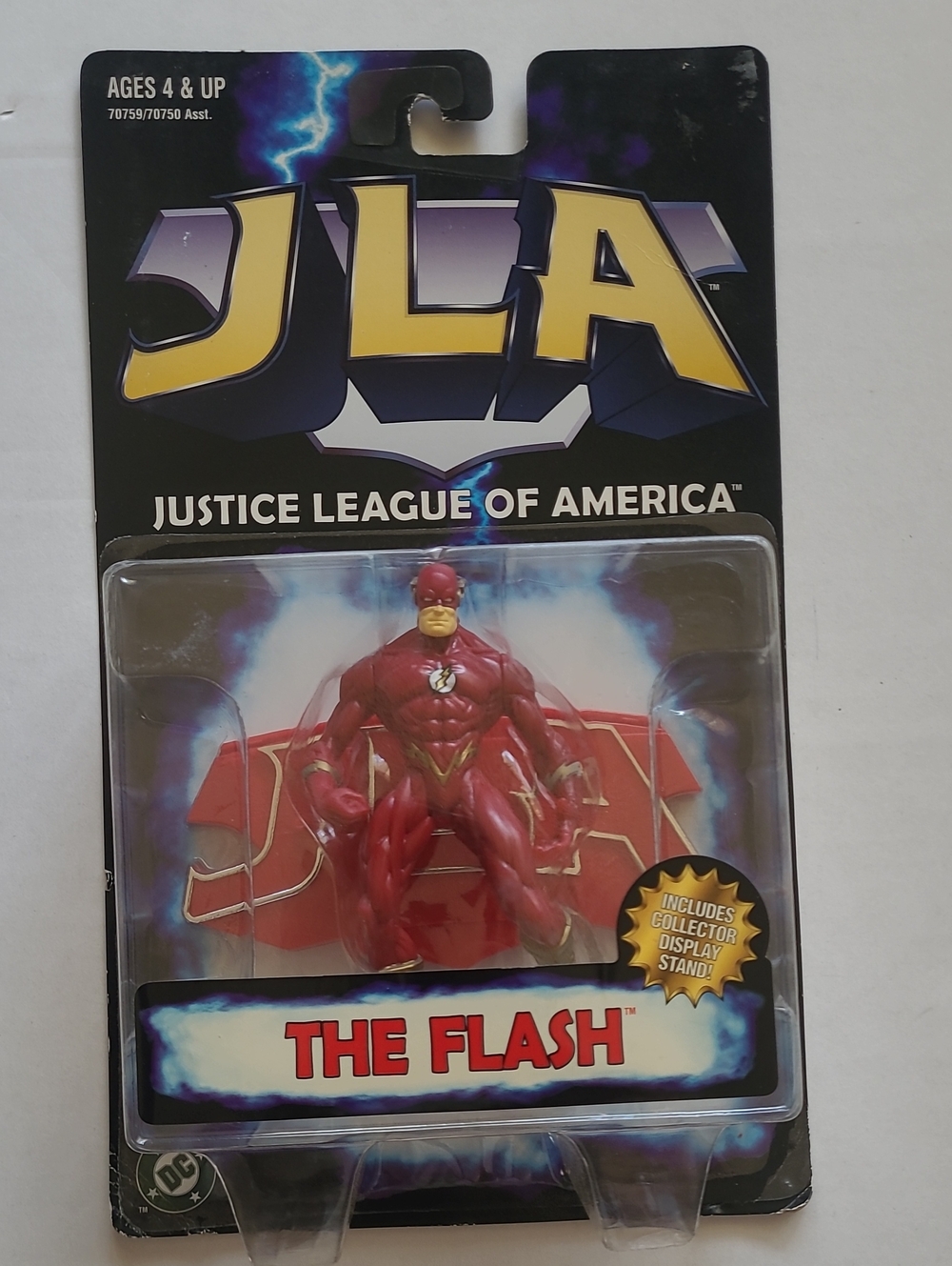 SEALED MOC VTG 1998 JLA JUSTICE LEAGUE THE FLASH 5" FIGURE KENNER